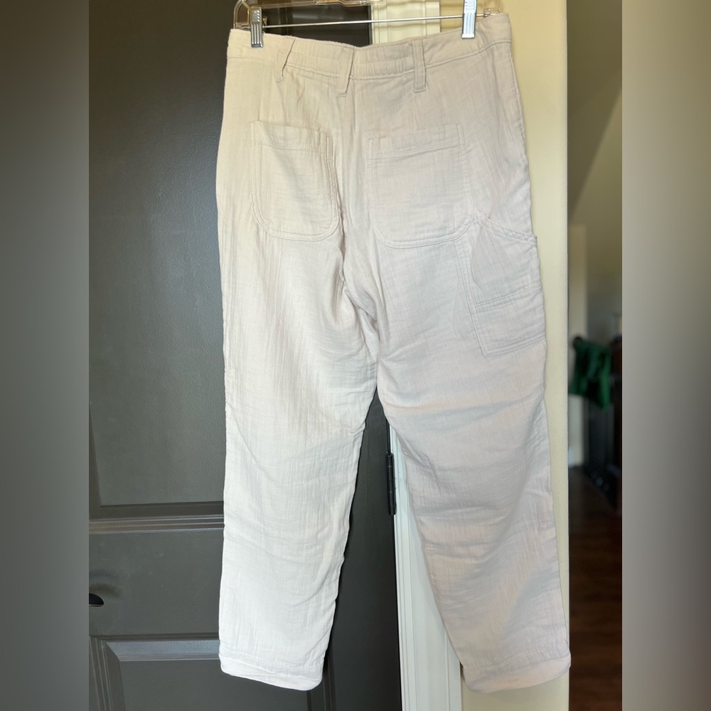 𝗡𝗪𝗢𝗧 Old Navy High Waisted Slouchy Cropped Work-Wear Pants for Women - Picture 4 of 7